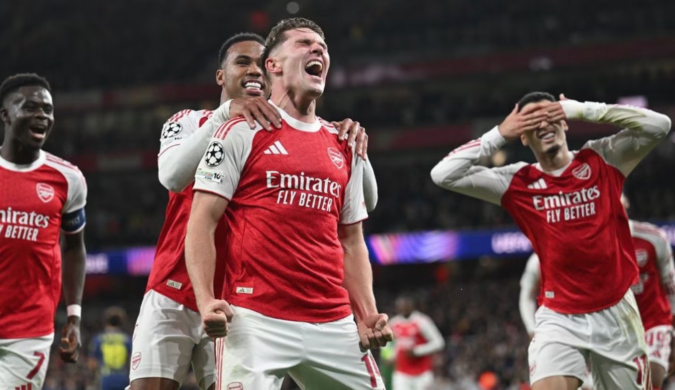 哲凯赖什欧冠两球闪耀，英超8轮领先高压破敌，阿森纳新核来了！