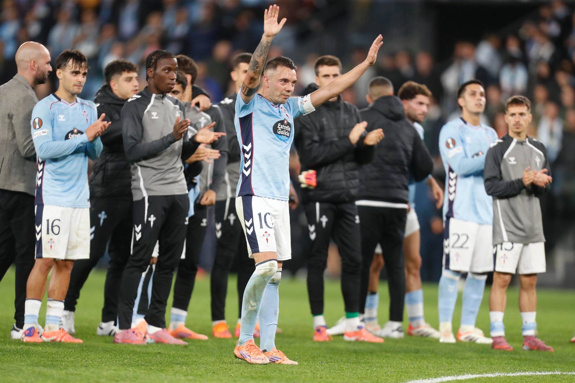 欧联|塞尔塔2-1尼斯,阿斯帕斯534场里程碑+精彩致敬让人热泪盈眶