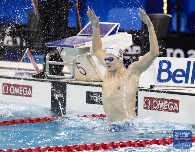 休伯特1分45秒12！多伦多世界杯匈牙利选手震撼破纪录