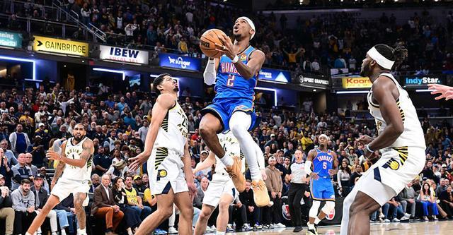 亚历山大55分！NBA雷霆队双加时141-135险胜步行者队