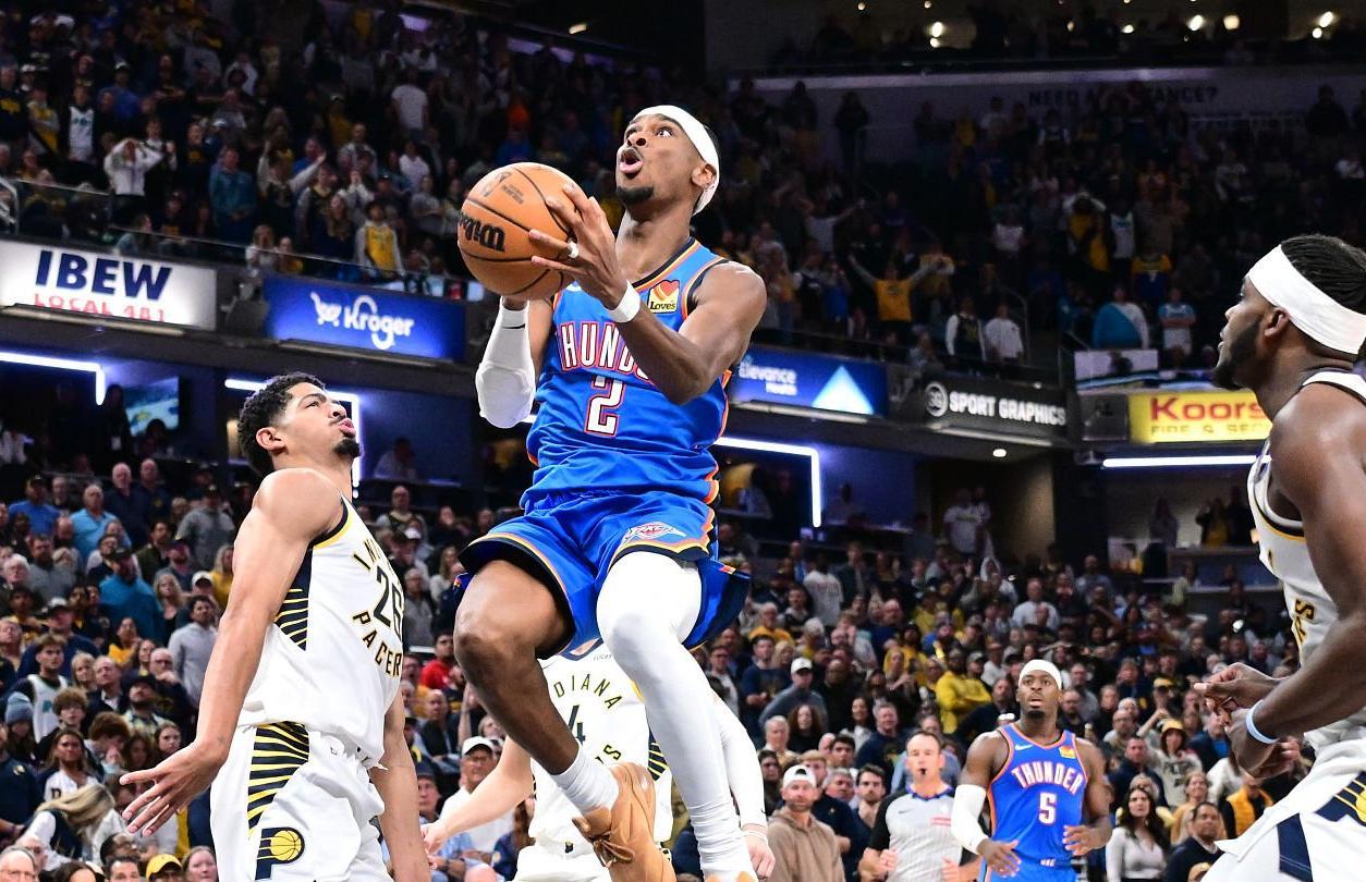 亚历山大55分创生涯新高，雷霆队NBA双加时141-135险胜步行者