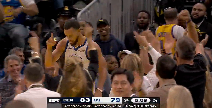 NBA勇士94平掘金！库里半场7分第三节13分回暖