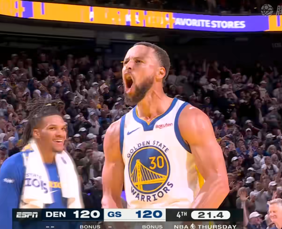 库里38岁轰42分！勇士加时胜掘金，戈登50分仍难救主—NBA悬念一幕