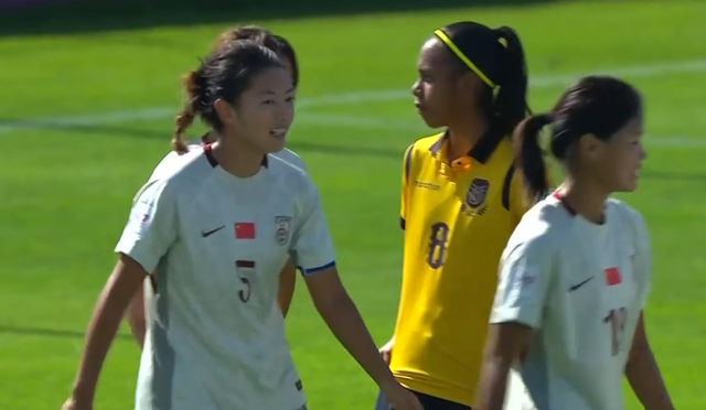 U17小组赛：中国女足4-0厄瓜多尔，英超式高位压迫显威力