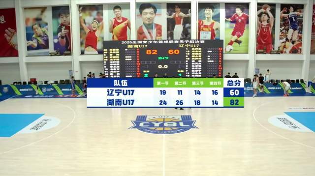 辽宁U17男篮惨败湖南，孙梓豪独木难支四连败无缘8强