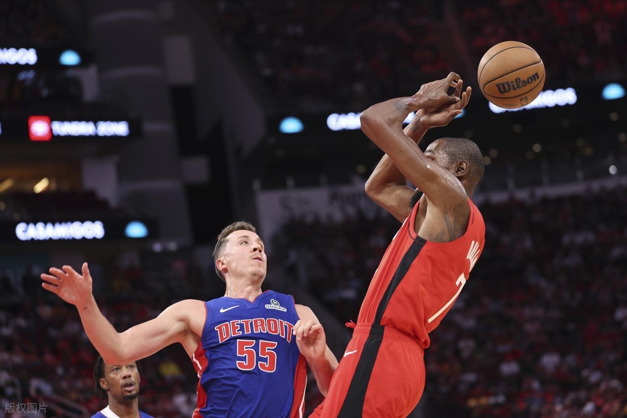 NBA：火箭主场111-115惜败活塞，凯文杜兰特37分难救主