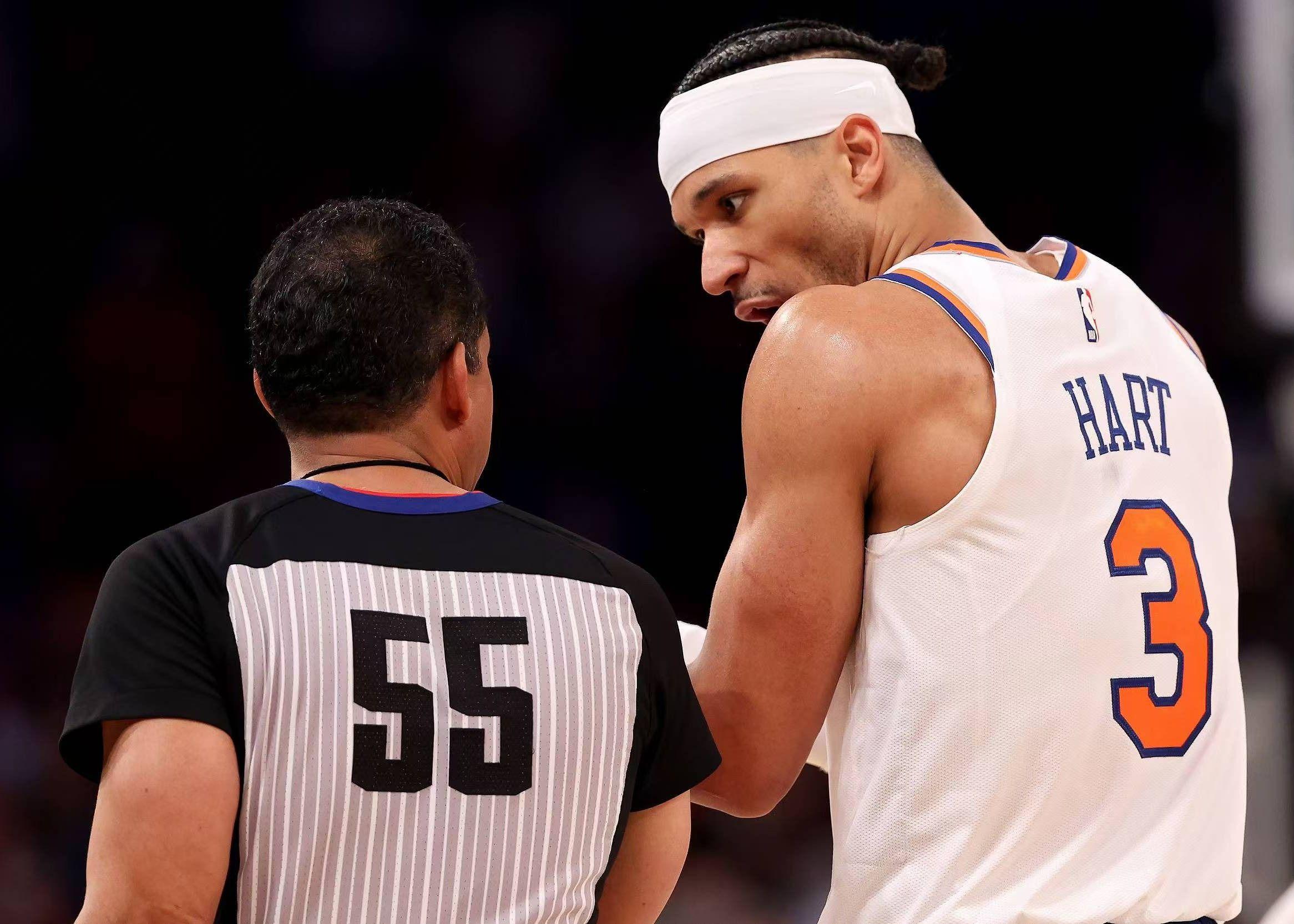 哈特复出14篮板难救场：纽约尼克斯队105-95力克波士顿凯尔特人