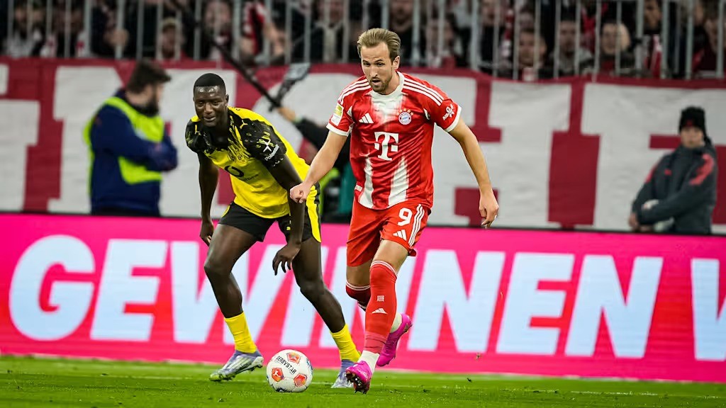 拜仁哈里-凯恩连5场破门!德甲跑动排名第二,基米希长传称霸