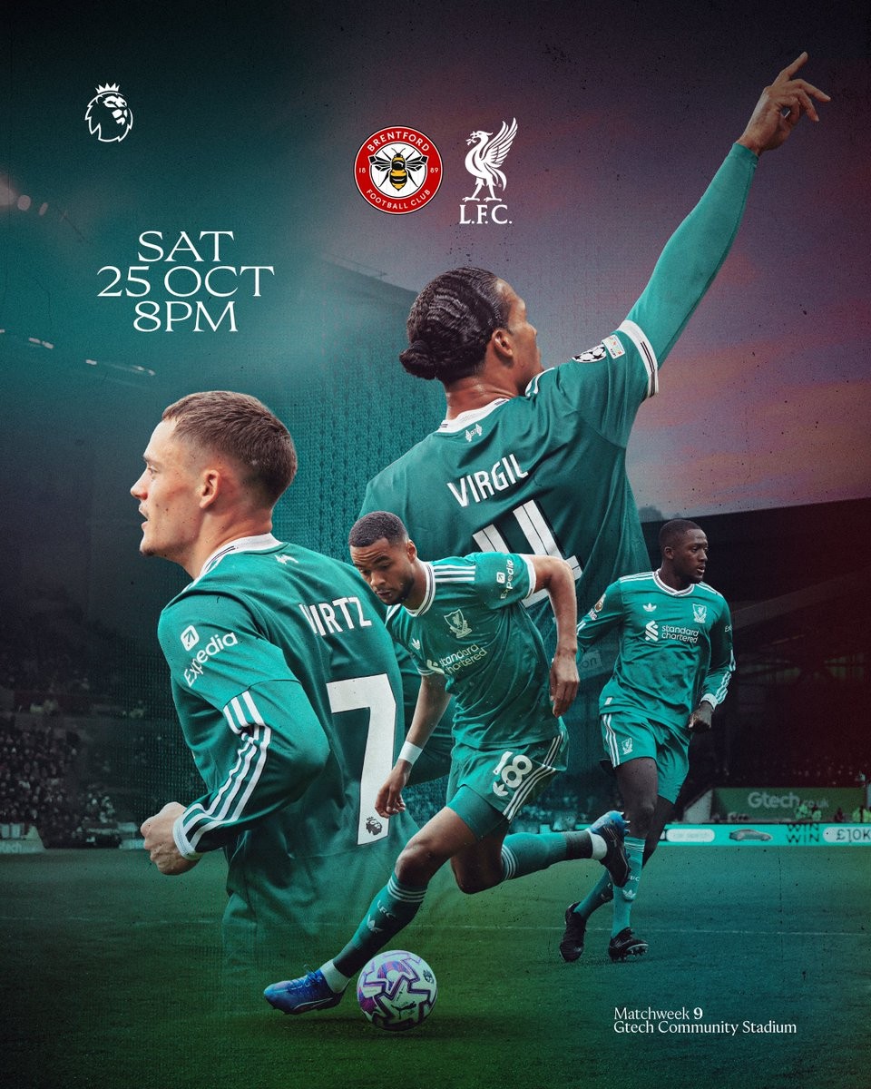 利物浦伦敦客战4连败阴影，英超第9轮剑指布伦特福德