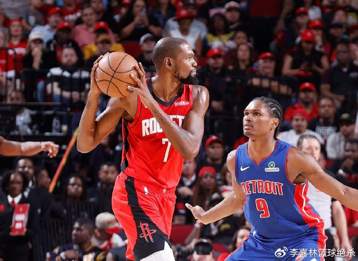NBA：火箭两连败暴露3大硬伤，杜兰特37分救不回节奏