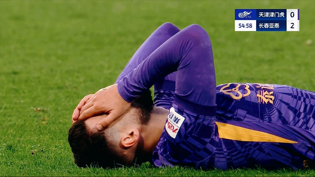 中超第28轮2:2！津门虎主场被长春亚泰逼平，王禹红牌成转折点