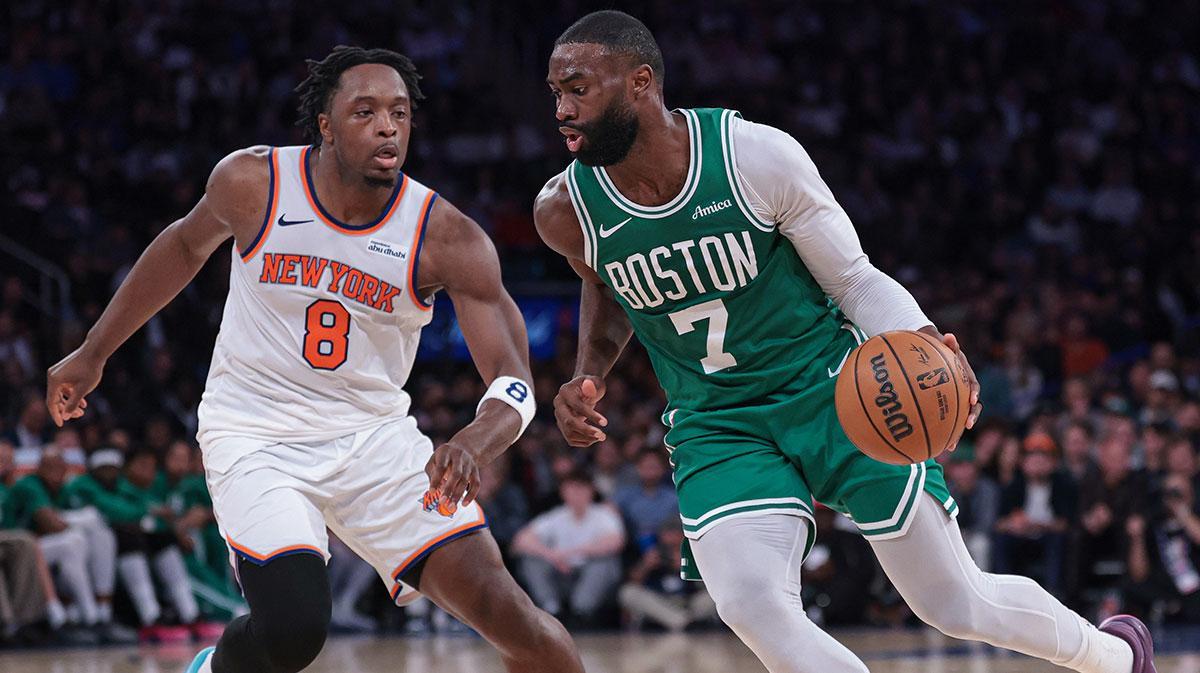 NBA凯尔特人0胜2负，杰伦·布朗发际线成纽约尼克斯比赛爆点