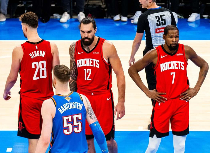 火箭新赛季开局两连败，杜兰特38分钟做王，却拖累申京发展？