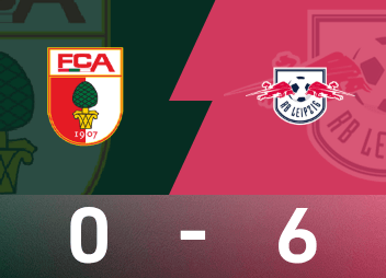 德甲爆冷！RB莱比锡6-0狂虐奥格斯堡，迪奥曼德成激情引爆点