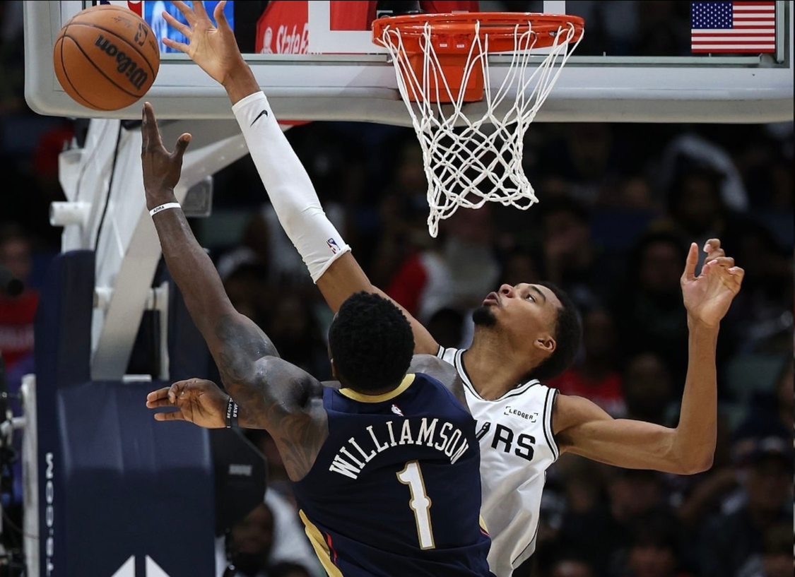 文班亚马2战69分26板12盖帽，马刺新王冲击NBA历史盖帽榜