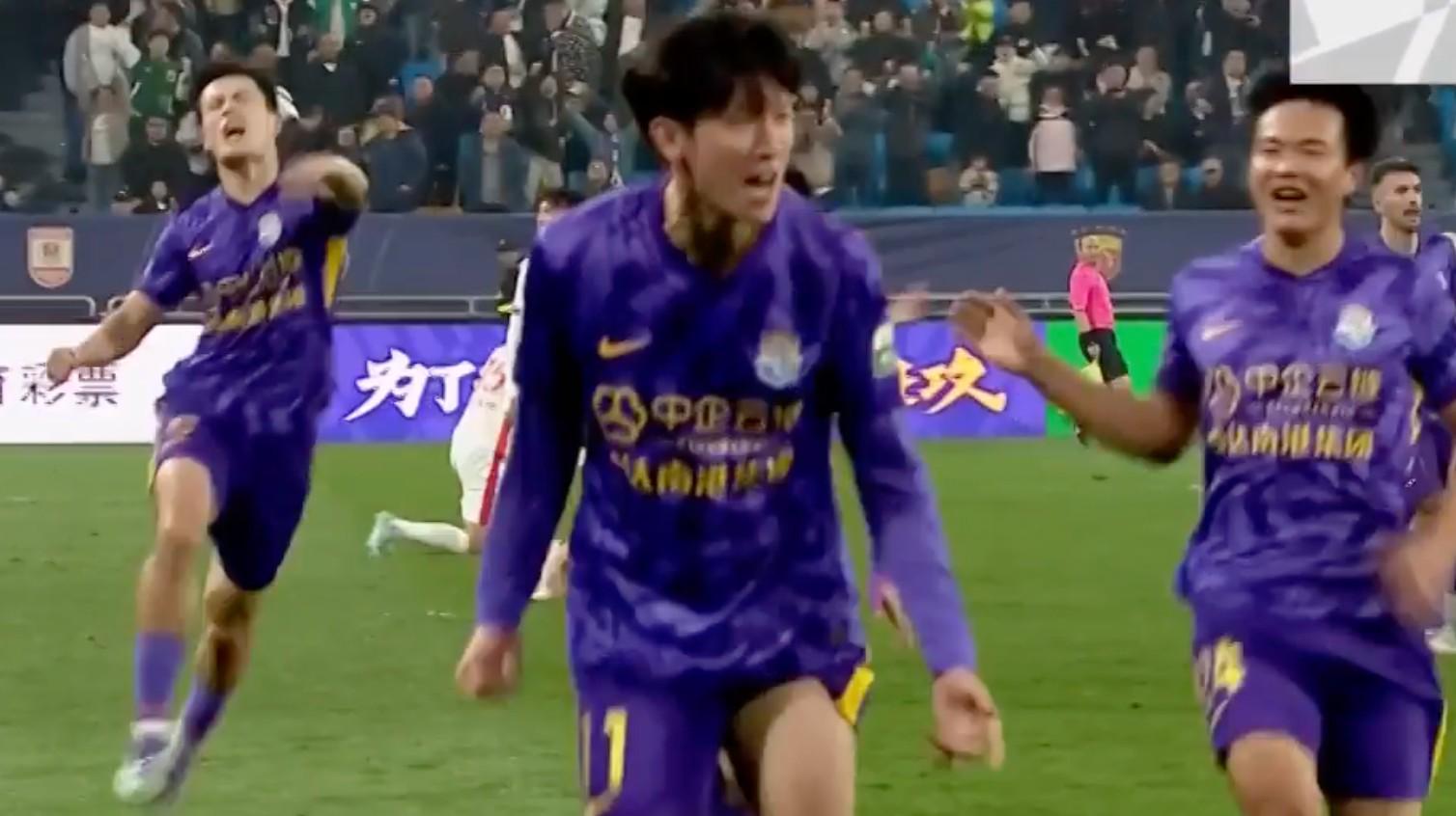 谢维军补时扳平！津门虎2-2长春亚泰，联赛收官搅局刺激