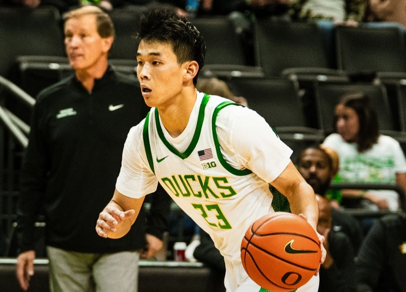 林葳NCAA首秀轰10分4助攻!俄勒冈大学轻取犹他大学20分大胜