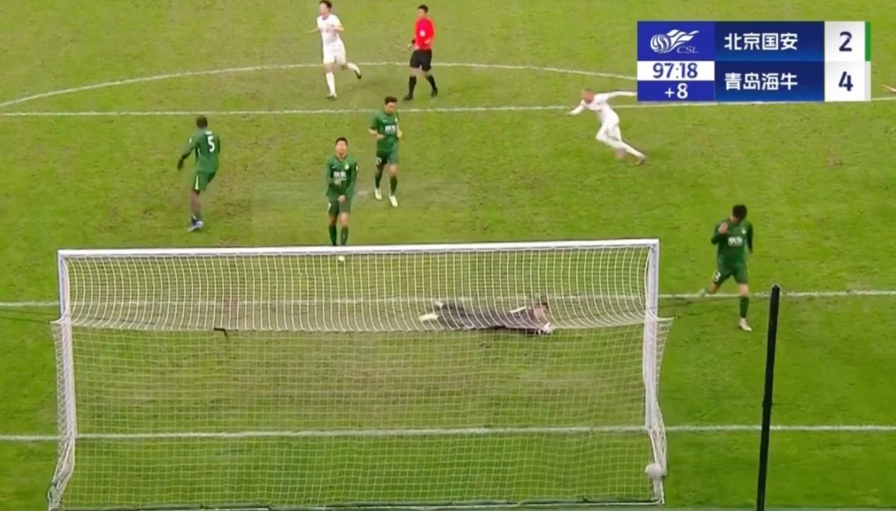 国安主场2-4被青岛海牛逆转，九场仅一胜让人彻底失望