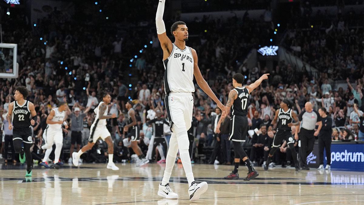 文班亚马统治篮网砍18分，马刺35分大胜开局震撼NBA