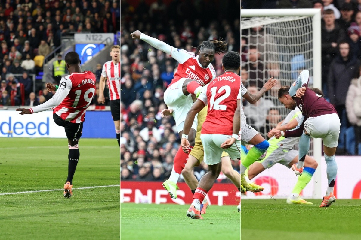 英超第9轮5粒爆款进球出炉，阿森纳埃泽凌空绝杀引爆全场