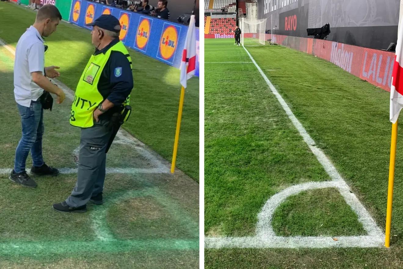 巴列卡诺瓦莱卡斯球场宽度两标！西甲66.6米对阵欧协联64米抢球还得看场地