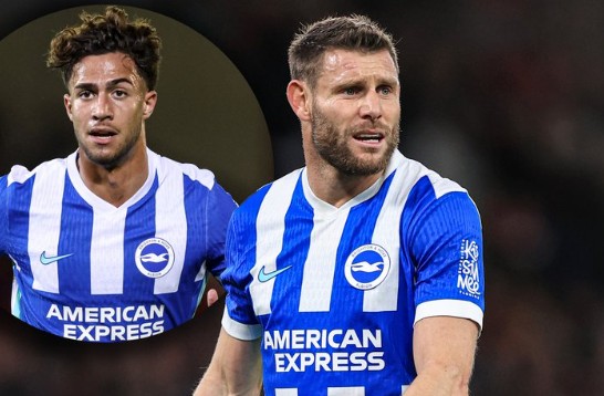 英超第9轮：布莱顿2-4曼联，39岁米尔纳92分钟助攻载入史册