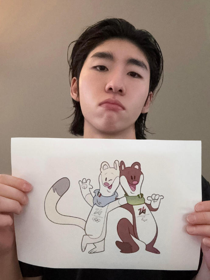 林孝埈点名Tina和Milo：米兰冬奥会倒计时100天，AC米兰粉丝表情包太多