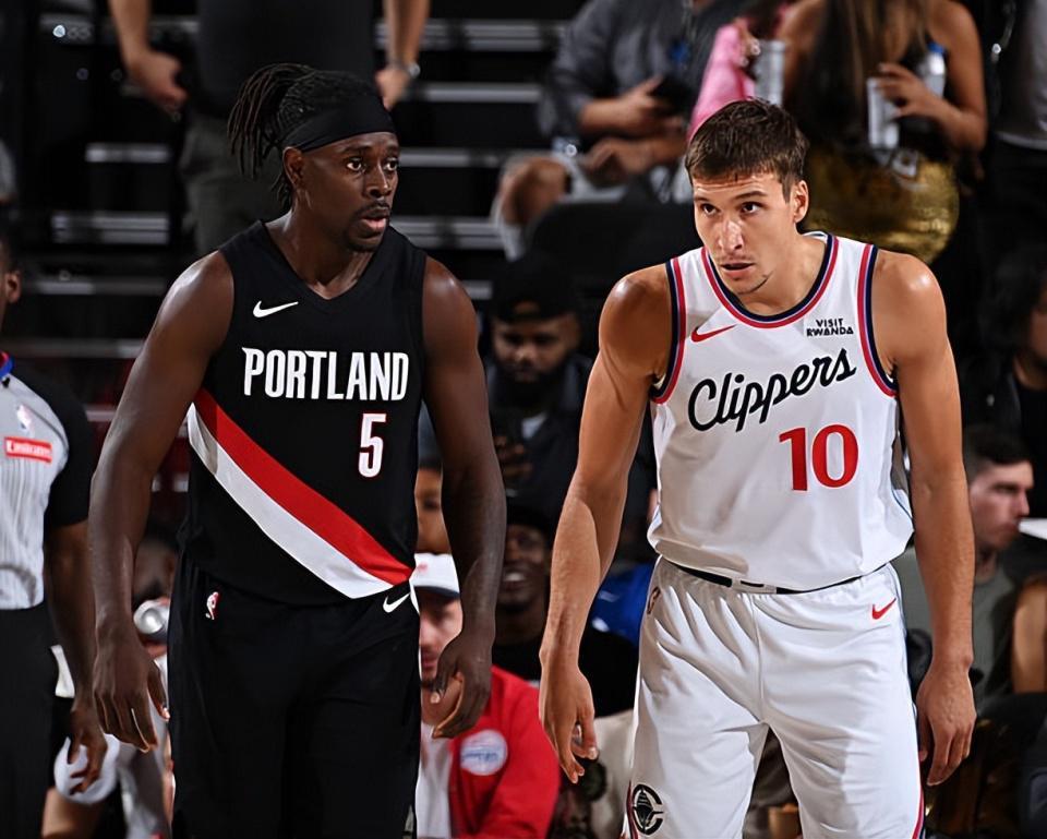 快船2连胜114-107险胜开拓者，博格达诺维奇0分成最大尴尬