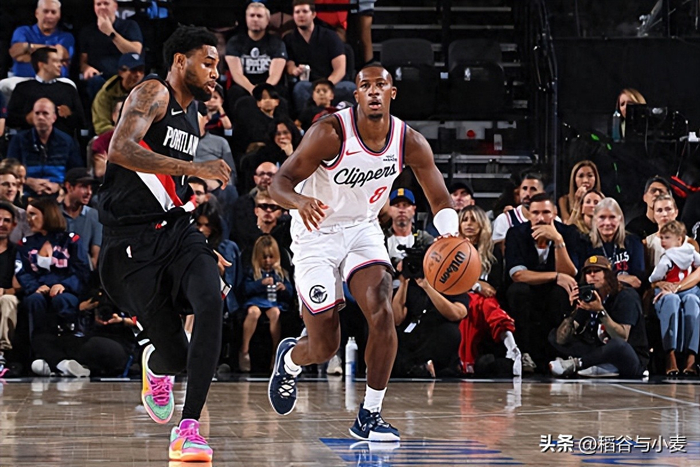 NBA快船2连胜114-107险胜开拓者，邓恩防守像装了墙