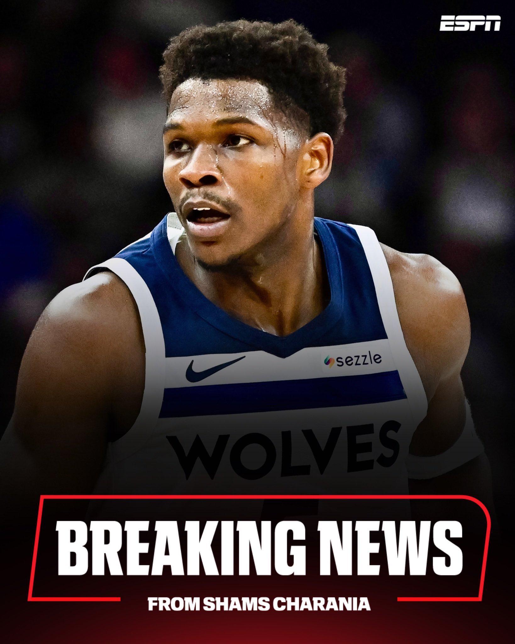 25.7分+两周缺席：NBA的爱德华兹伤情，森林狼的窟窿能补上吗？