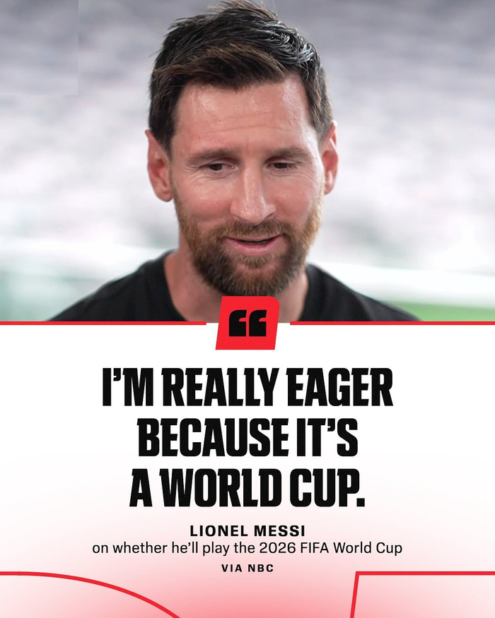 梅西说要每天评估身体：2026世界杯愿望还在，足球世界该慌不慌？