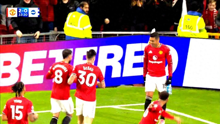 曼联8场只丢3球?卡塞米罗1传1射后被换下,阿莫林的换人直接喂饼英超对手