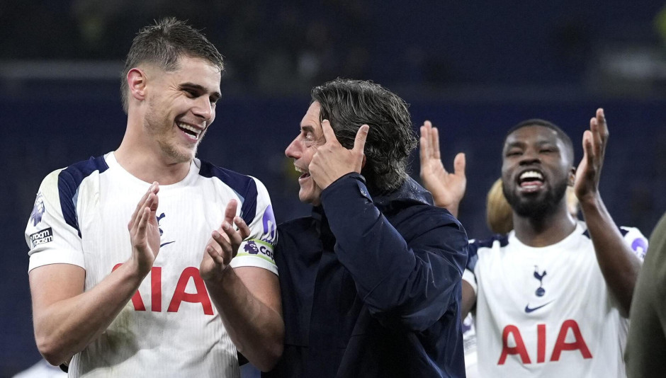 英超第10轮：热刺范德芬被夸7次？弗兰克甜言当真还是挡箭牌