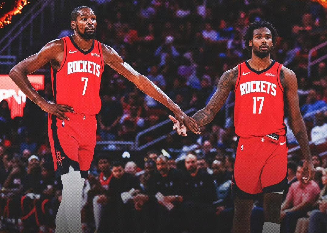 137-109大胜摆明两种可能：凯文杜兰特回归还是火箭队群狼发威？NBA有话说