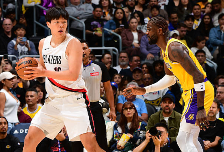 122-108开拓者胜湖人，杨瀚森首轮声量变成麻烦的NBA数据