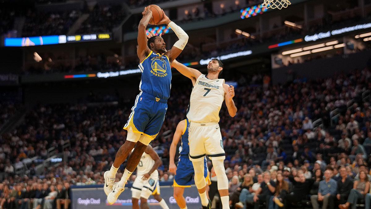 乔纳森·库明加25分10板，勇士队3胜1负，NBA篮板问题开始好转