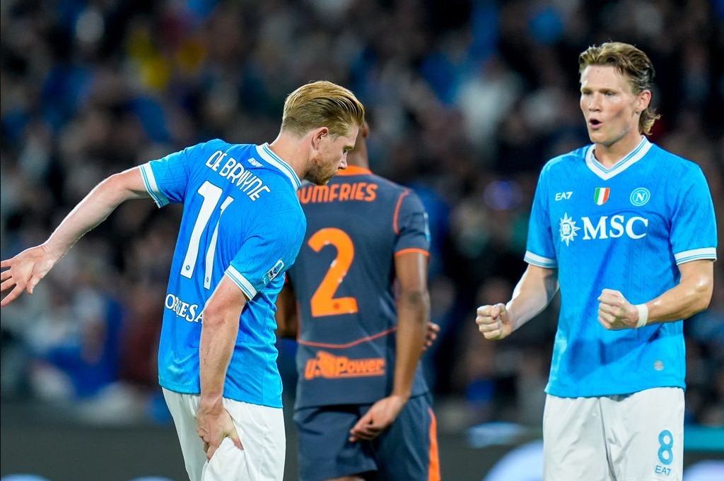 5个月伤停？那不勒斯新闻把德布劳内从英超搬到意甲，谁写的地理课本