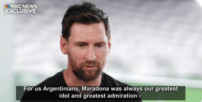 1次采访说的比10场比赛还真实，莱昂内尔·梅西谈GOAT和NBA、英超情结