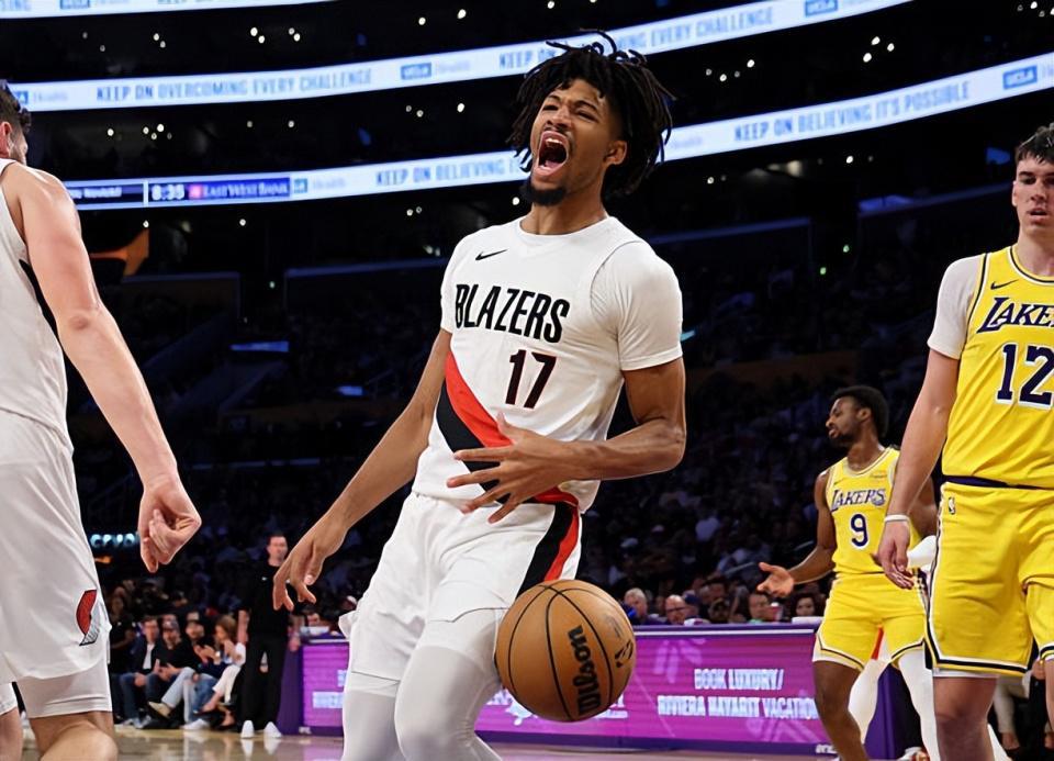 波特兰122-108拿下湖人，NBA夏普16分防守在线进攻像放假