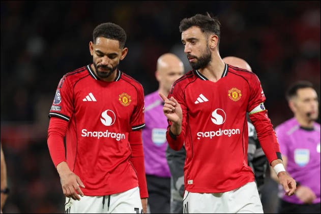 英超曼联：3小时私训，布鲁诺-费尔南德斯收徒马特乌斯-库尼亚