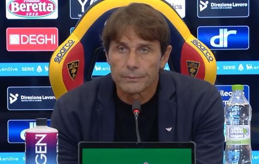 意甲第9轮1-0：那不勒斯客场小胜莱切，孔蒂的脸色藏着几分真实？