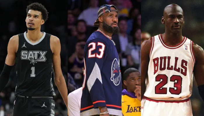 31.0分13.8板4.8帽，NBA只开4场就炸锅：文班亚马能进GOAT和乔丹、勒布朗·詹姆斯并列吗？