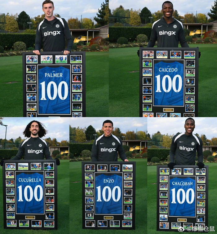 5人各100场，切尔西送纪念礼物被赞或被嘲？英超到底有多讲情面