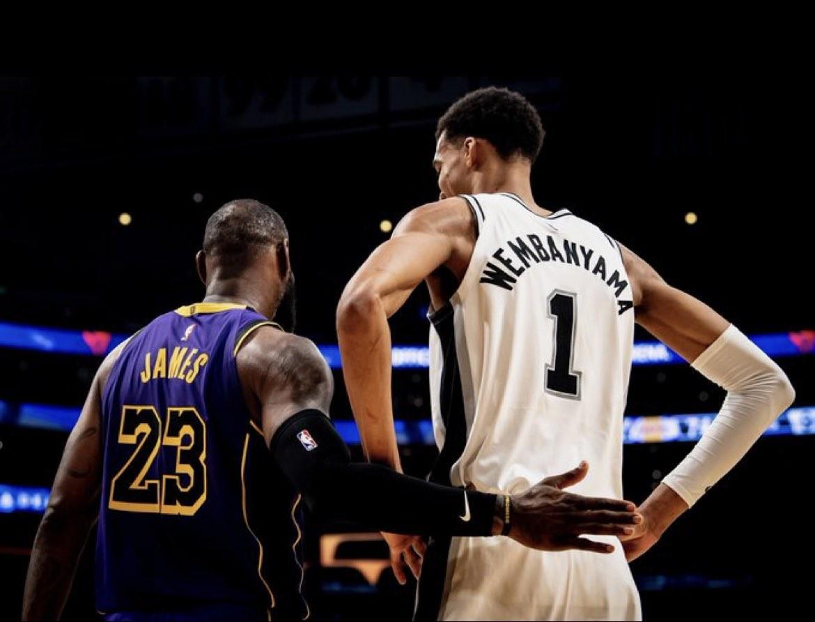 NBA马刺121-103四连胜，文班亚马能进乔丹勒布朗那个档次吗？