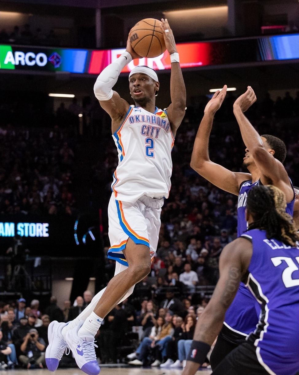 雷霆5连胜，亚历山大0罚惊动NBA？威少三分像开挂，国王还在找答案