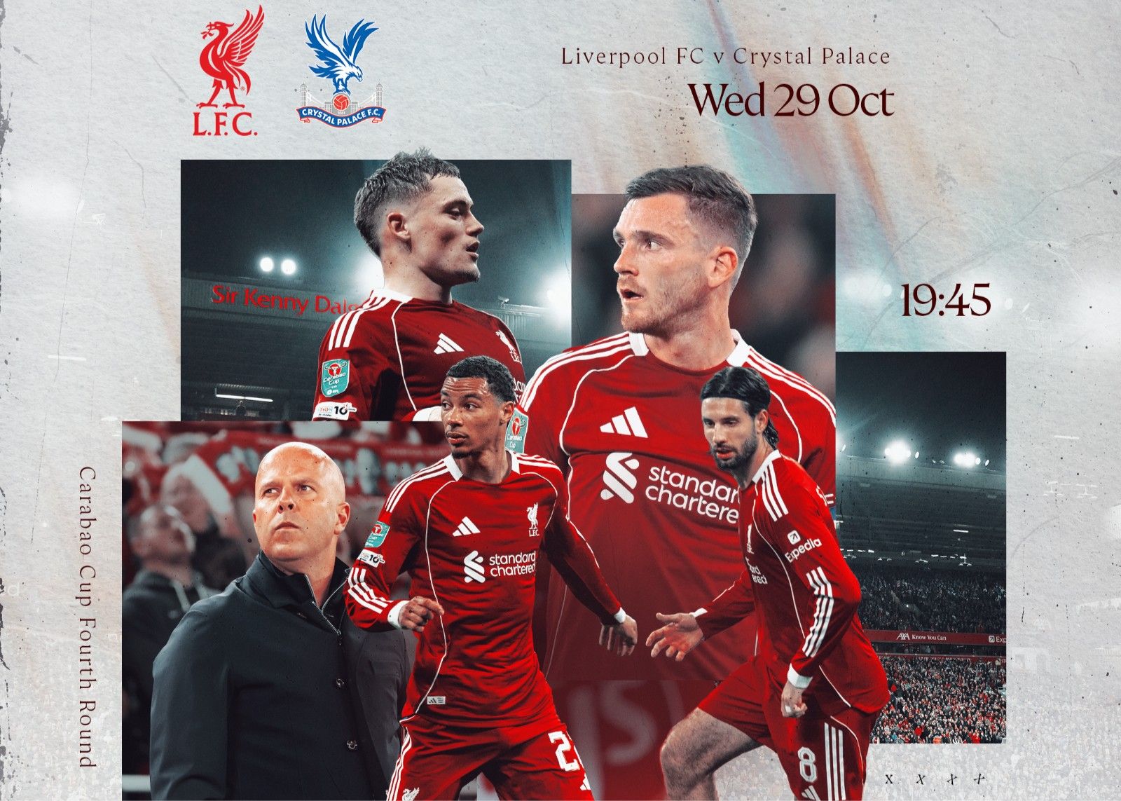 利物浦10月30日03:45主场迎战水晶宫，英超两次被打脸还想挣面子？