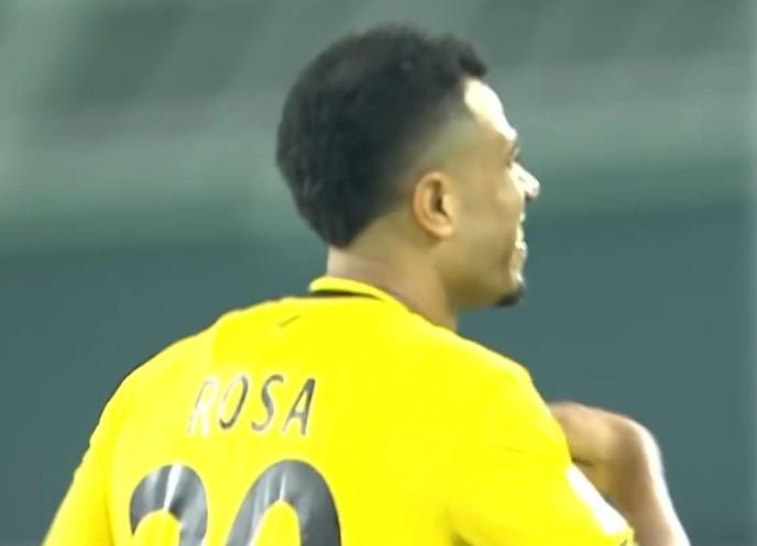 罗萨梅开二度救主2比2，广东广州豹中甲第28轮抢镜获90分投票