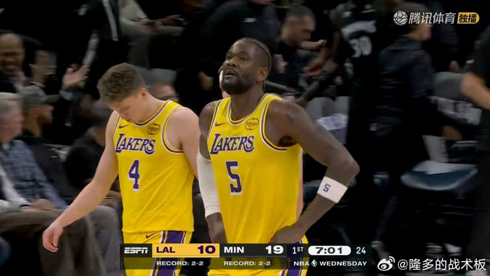 湖人首节10-19落后，NBA这开局把自尊丢哪了？