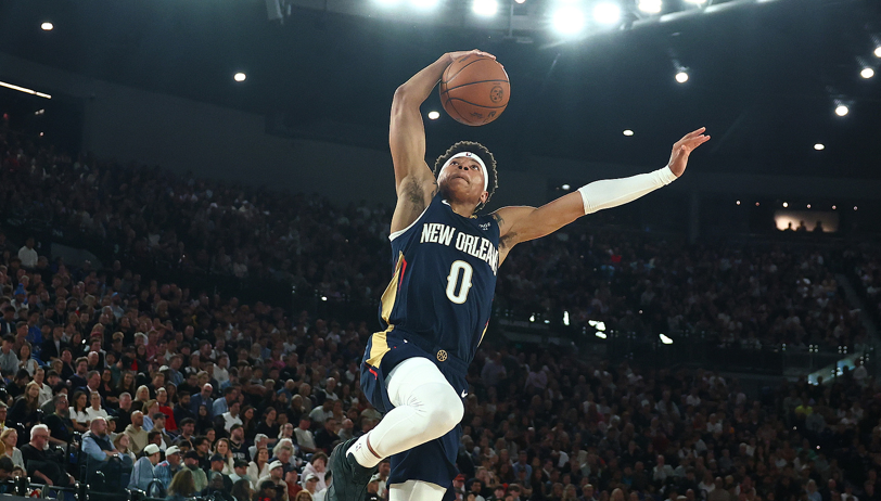 掘金122-88碾压鹈鹕，新秀费尔斯21分登上NBA最年轻榜单