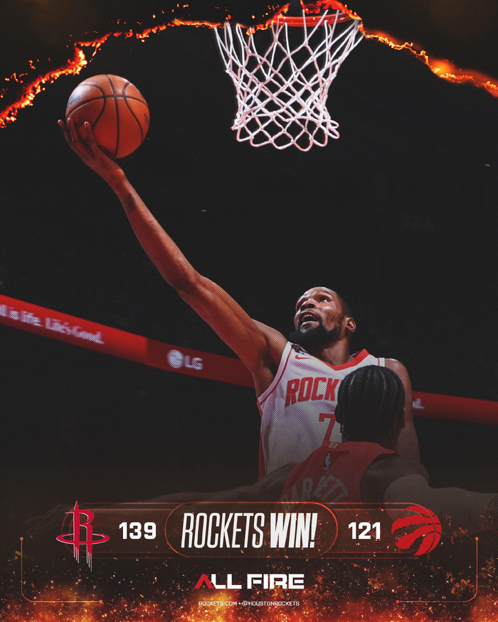 火箭进攻效率飙到125.2在NBA登顶：137-109碾压篮网，得分像装了火箭推进器